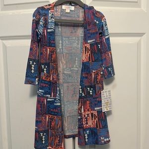 NWT Lularoe kids Sariah duster sweater sz 2
